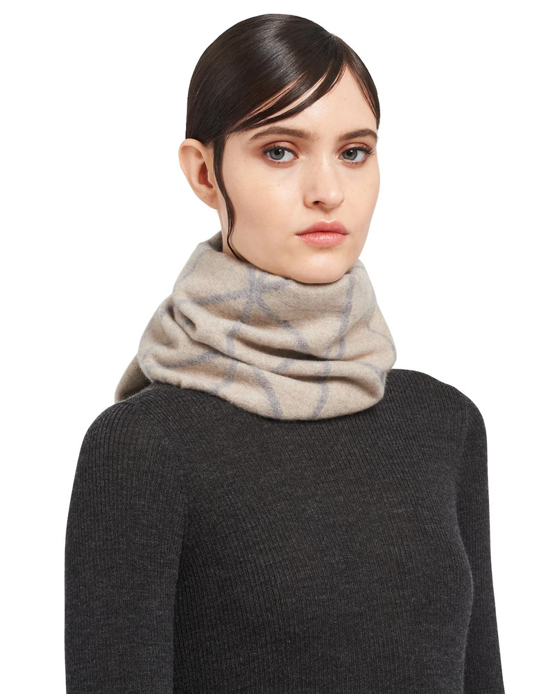 Prada Double cashmere scarf outlook
