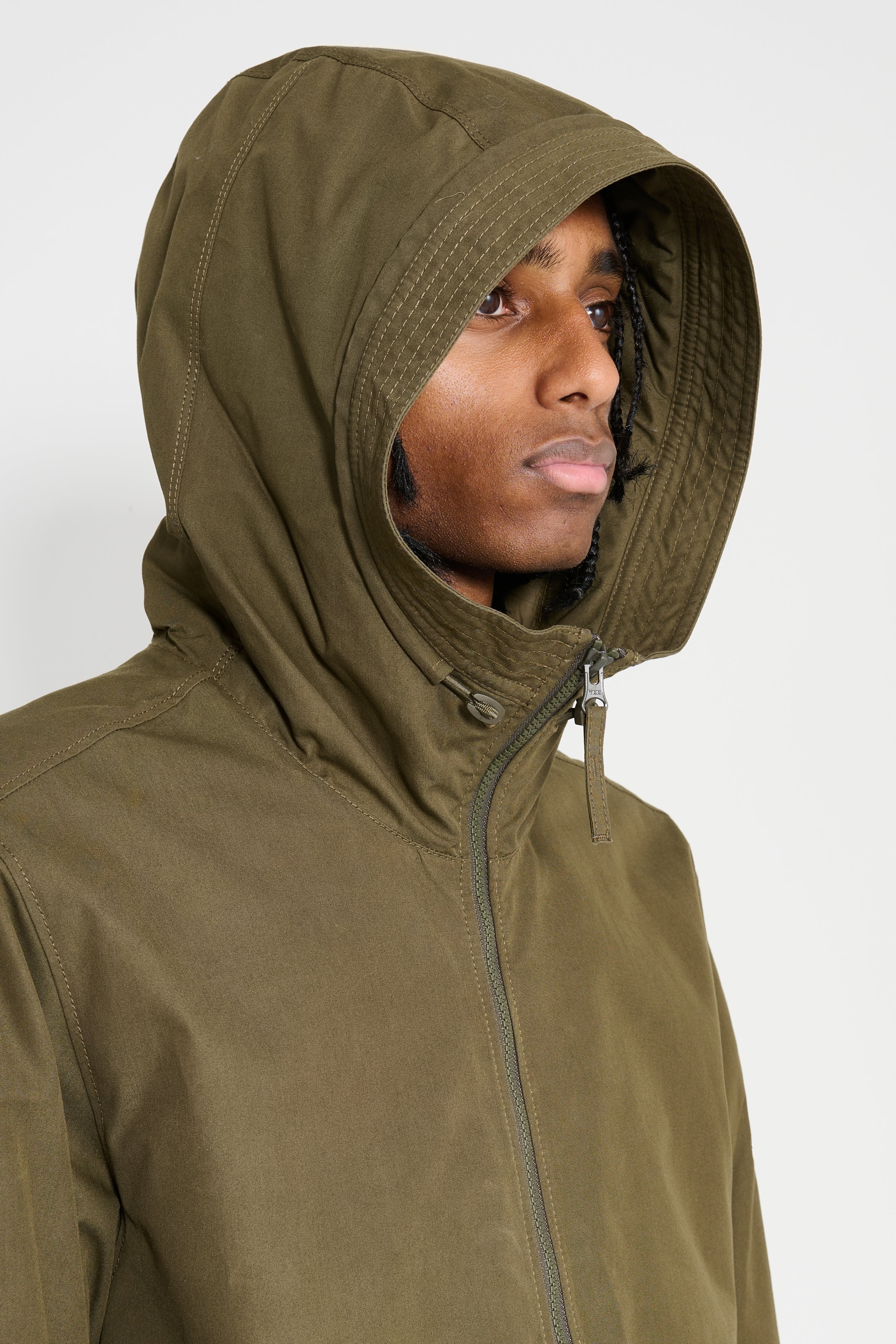 STONE ISLAND GHOST JACKET MILITARY GREEN - 5