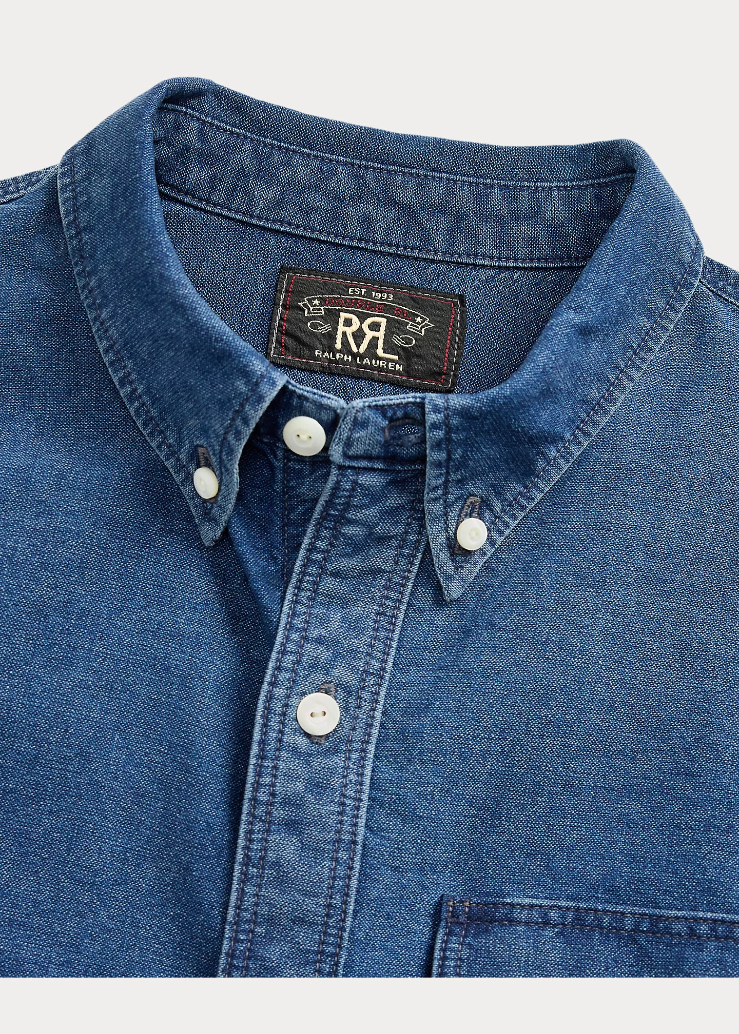 Indigo Oxford Workshirt - 3