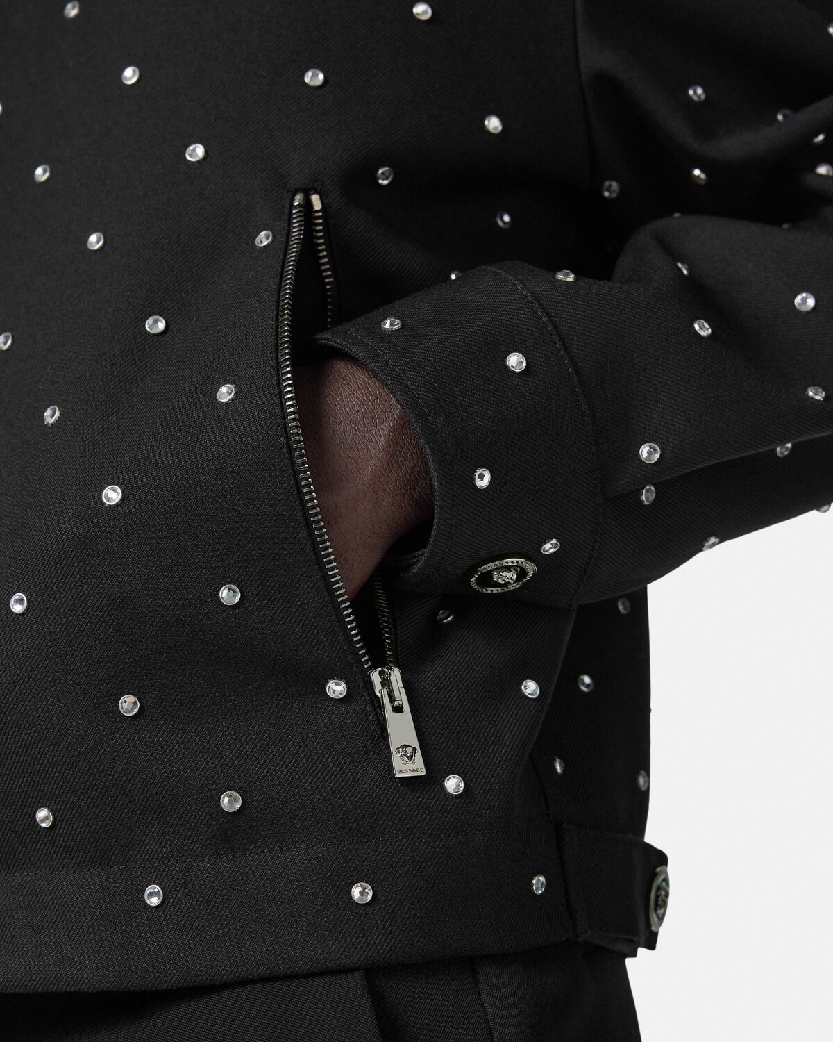 Cielo Stellato Wool Blouson Jacket - 3