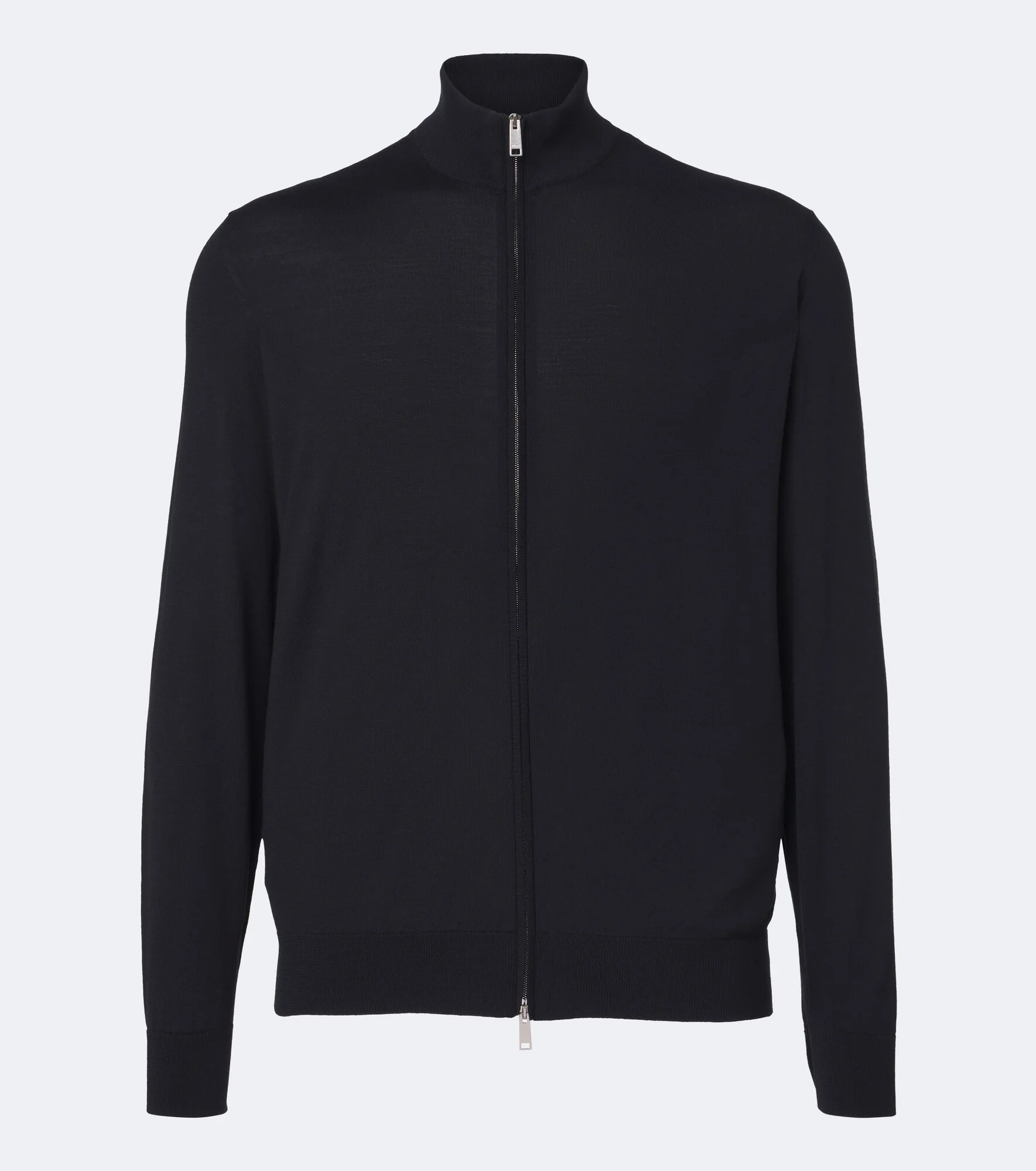 Wool zip-up cardigan - 1