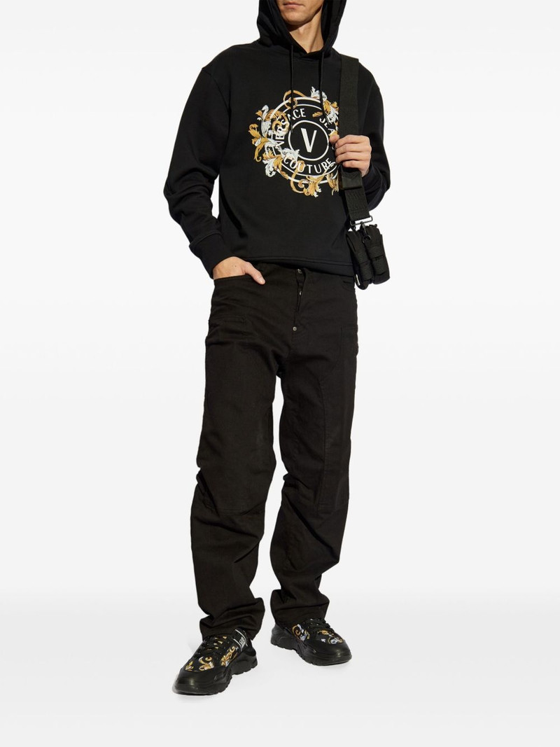 VERSACE JEANS COUTURE printed hoodie outlook