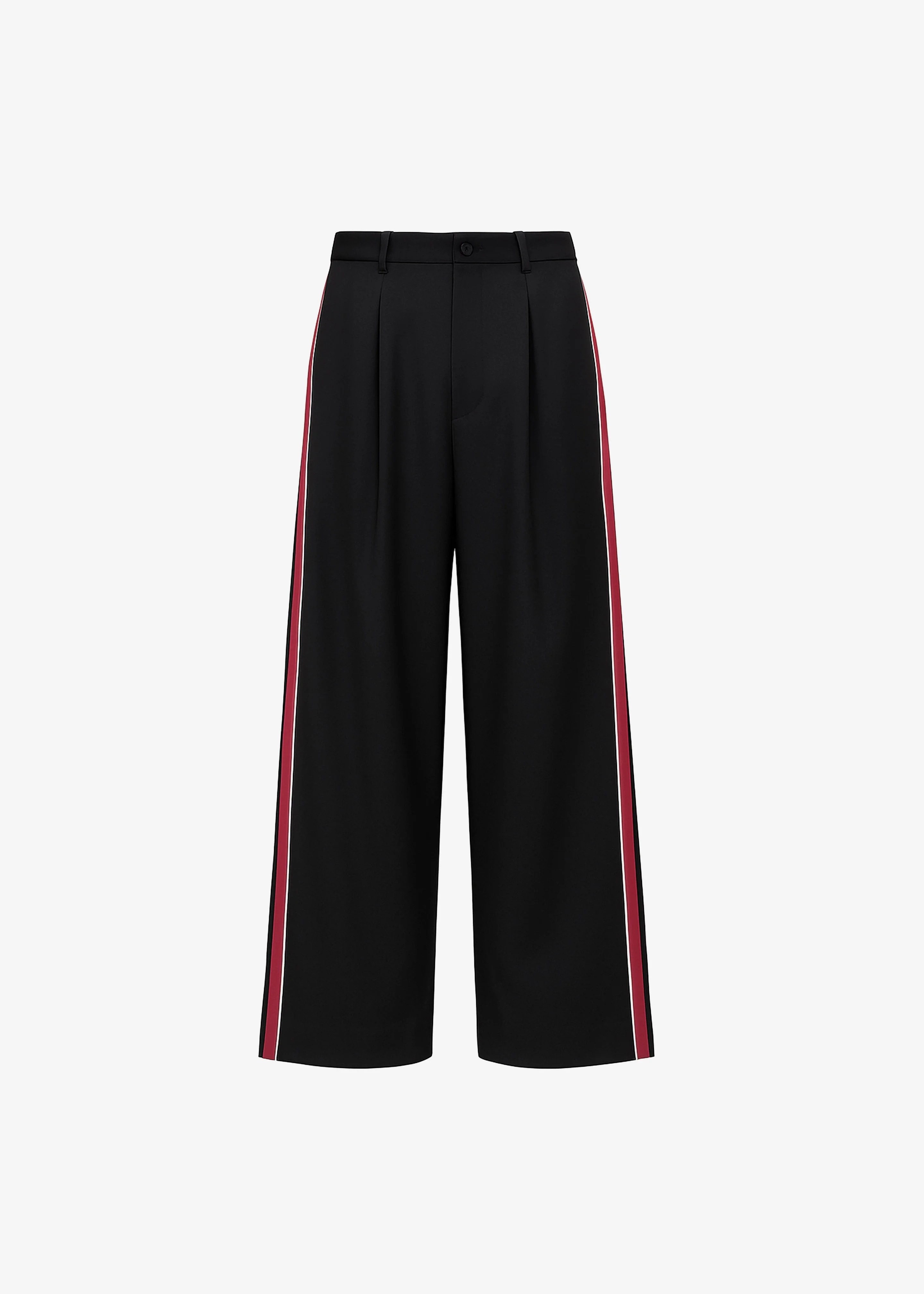 Nairn Contrast Stripe Pants - Black - 1