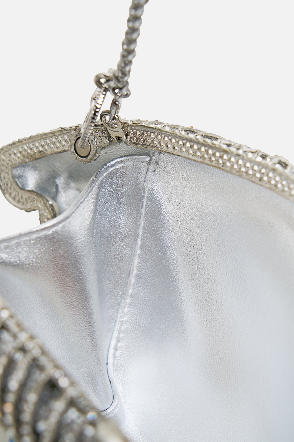 EMBELLISHED  EYE CLUTCH BAG - 4