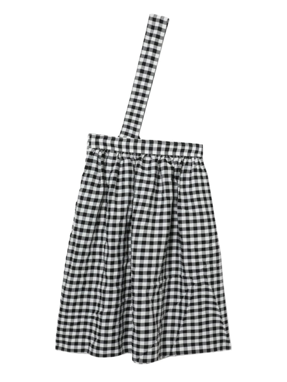 gingham-print midi skirt - 6