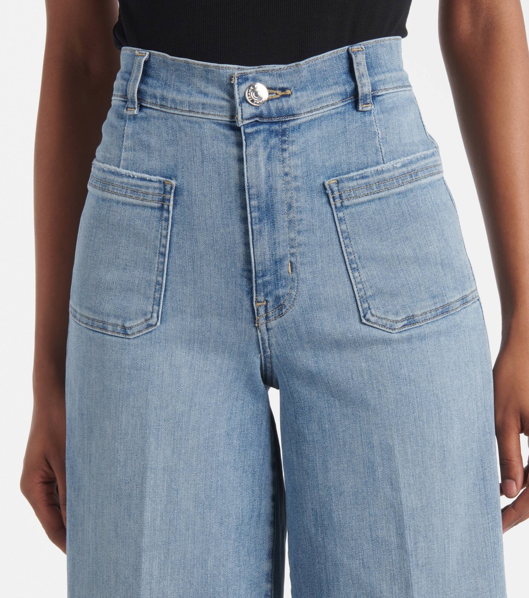 Le Slim Palazzo wide-leg jeans - 4
