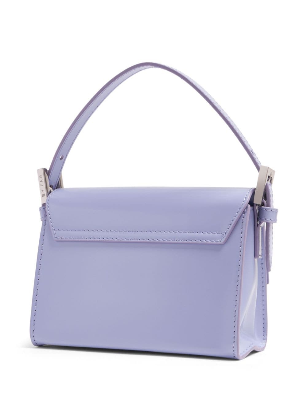 logo-plaque leather shoulder bag - 2