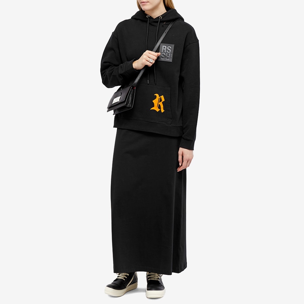 Raf Simons Destroyed Regular Fit R Print Hoody - 4