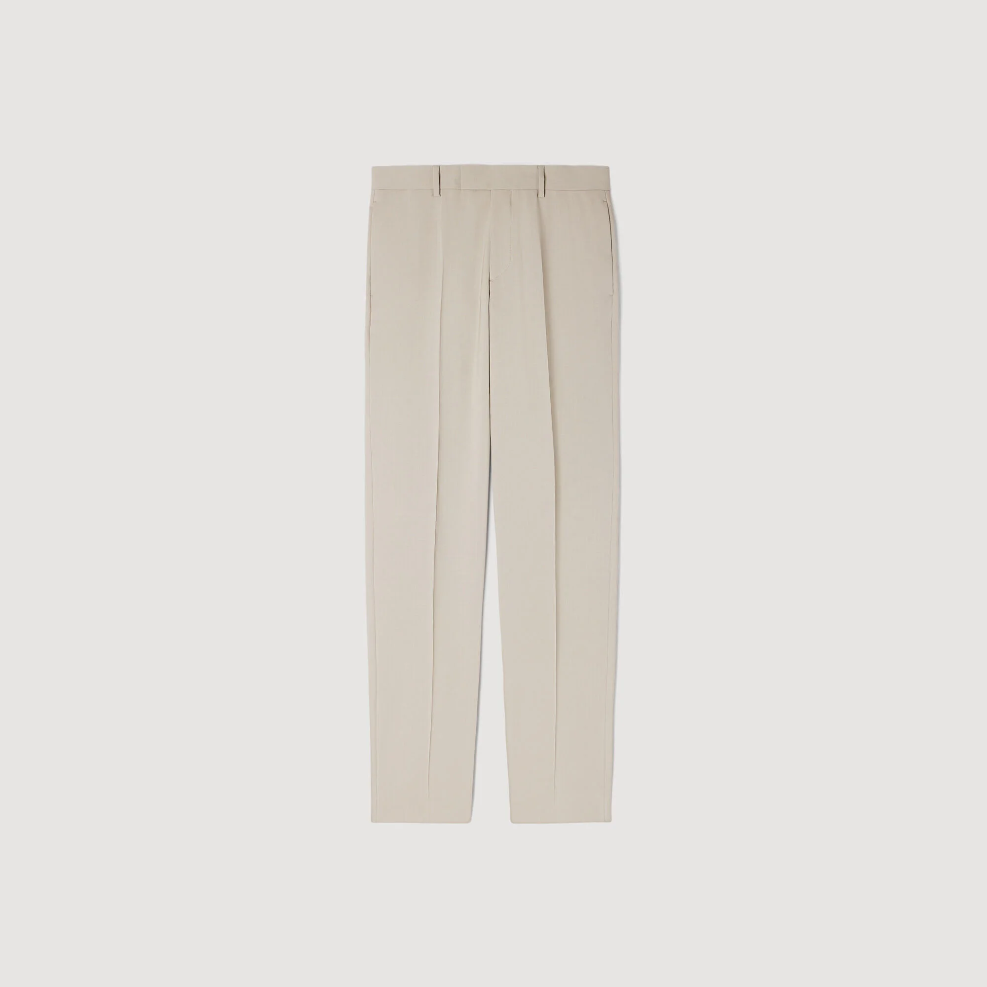 WOOL SUIT TROUSERS - 1