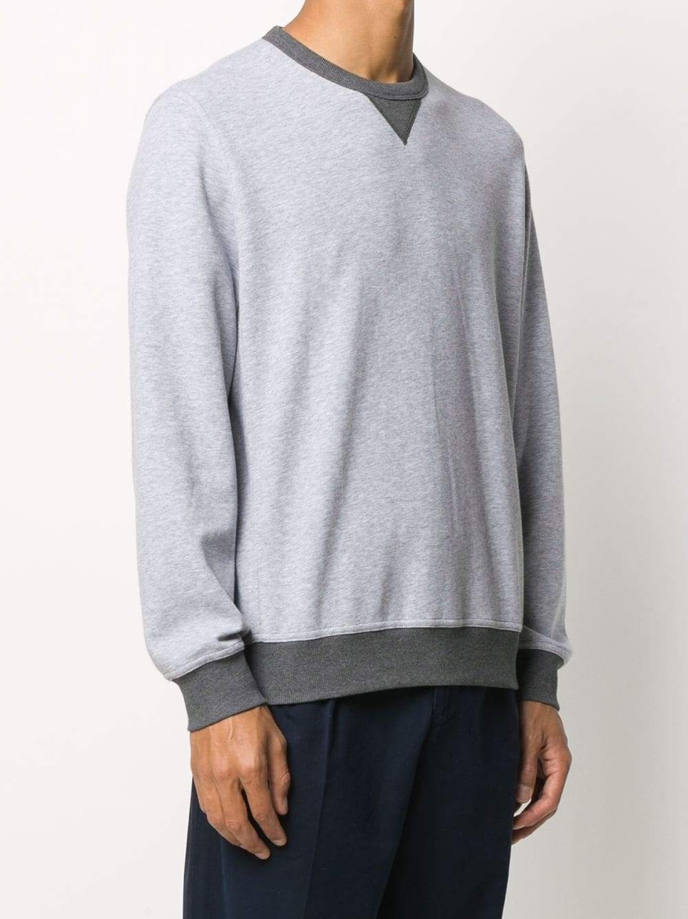 tonal crew neck sweatshirt - 3