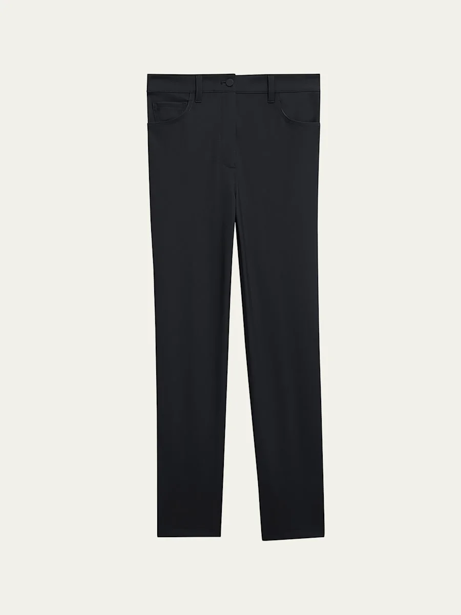 Treeca Precision Ponte Five-Pocket Cropped Pants - 1