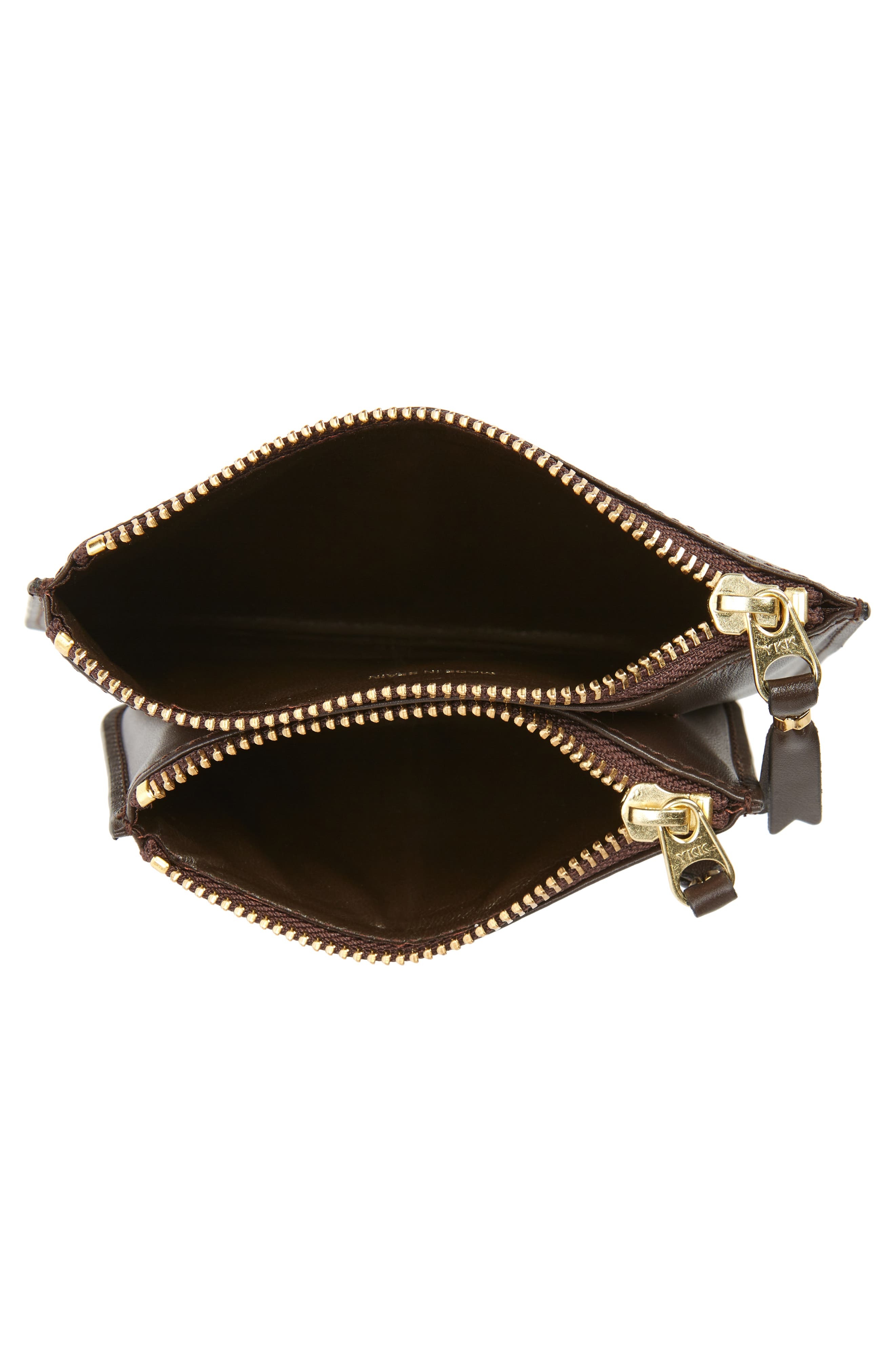 Outside Pocket Two-Compartment Leather Wallet - 2