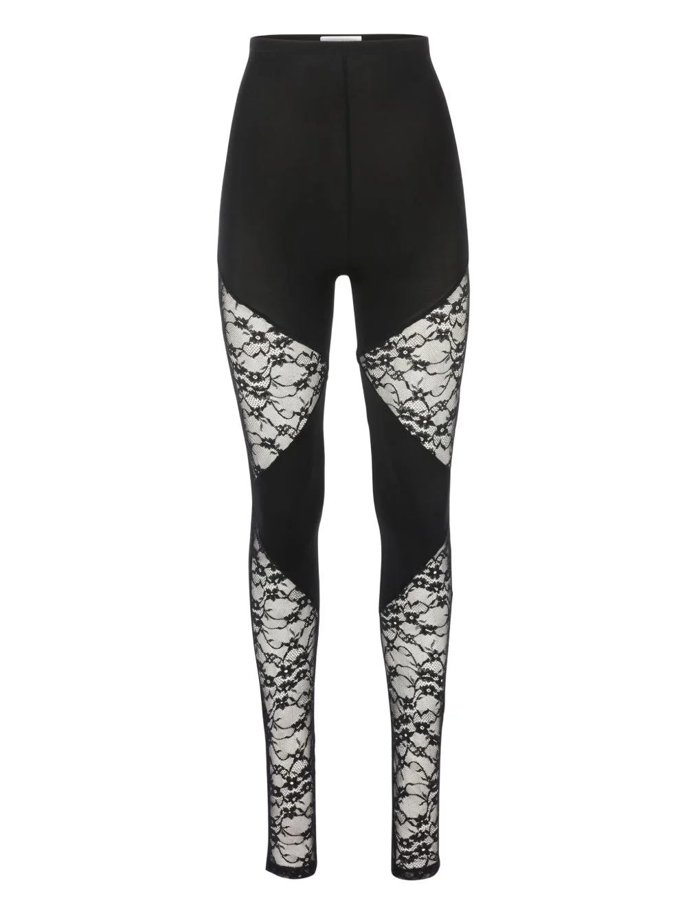 patchwork-lace leggings - 1