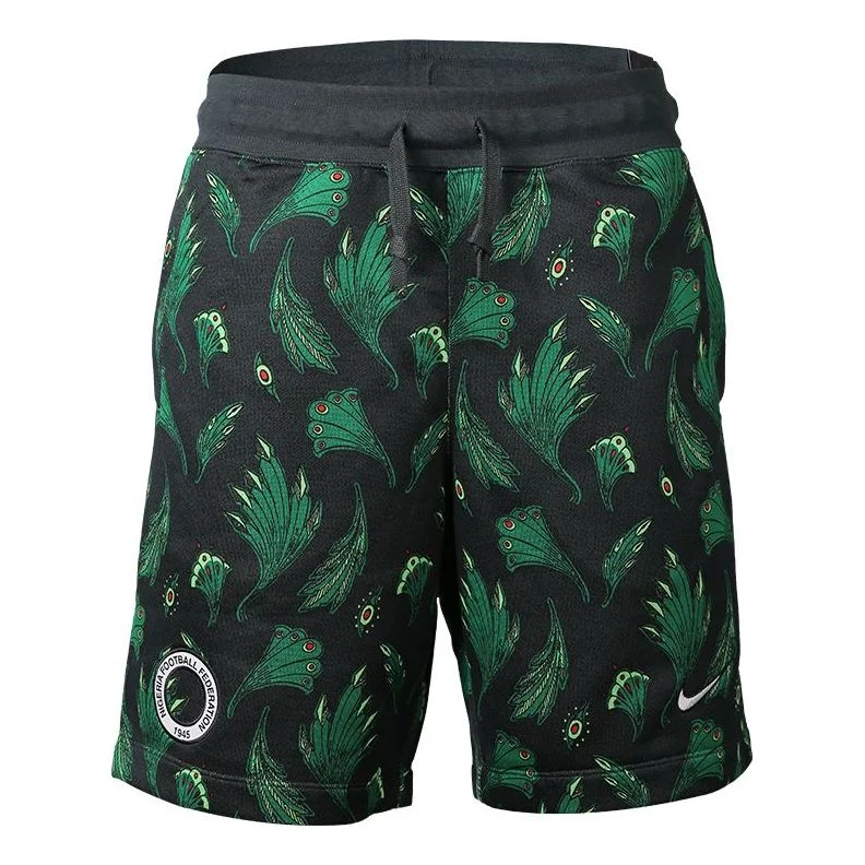 Nike Alumni Nigeria Printing Casual Shorts Green CU1408-364 - 1