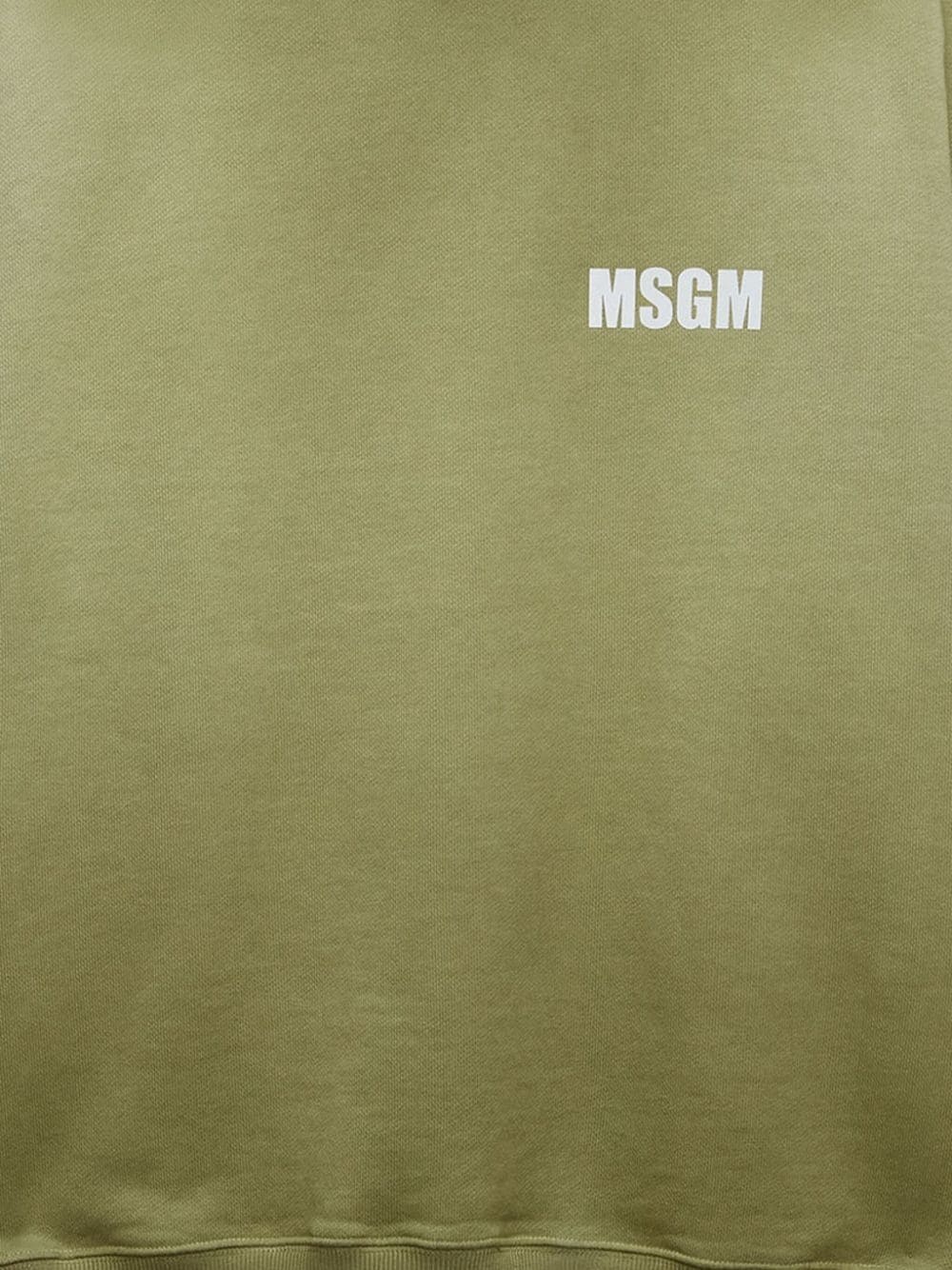 gradient effect logo-printed sweatshirt - 6