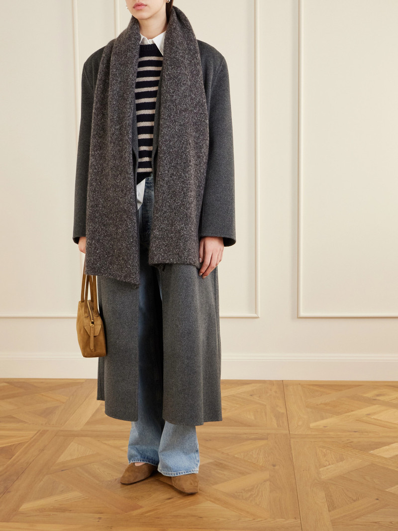 Johnstons of Elgin Brushed Cashmere And Silk-blend Scarf outlook