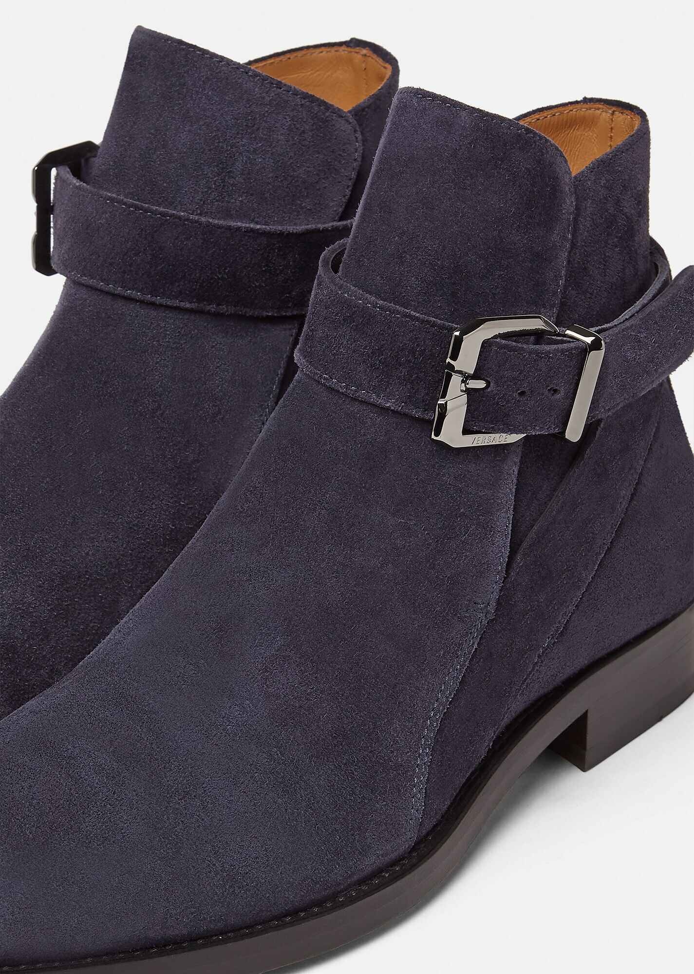 Suede Ankle Boots - 5