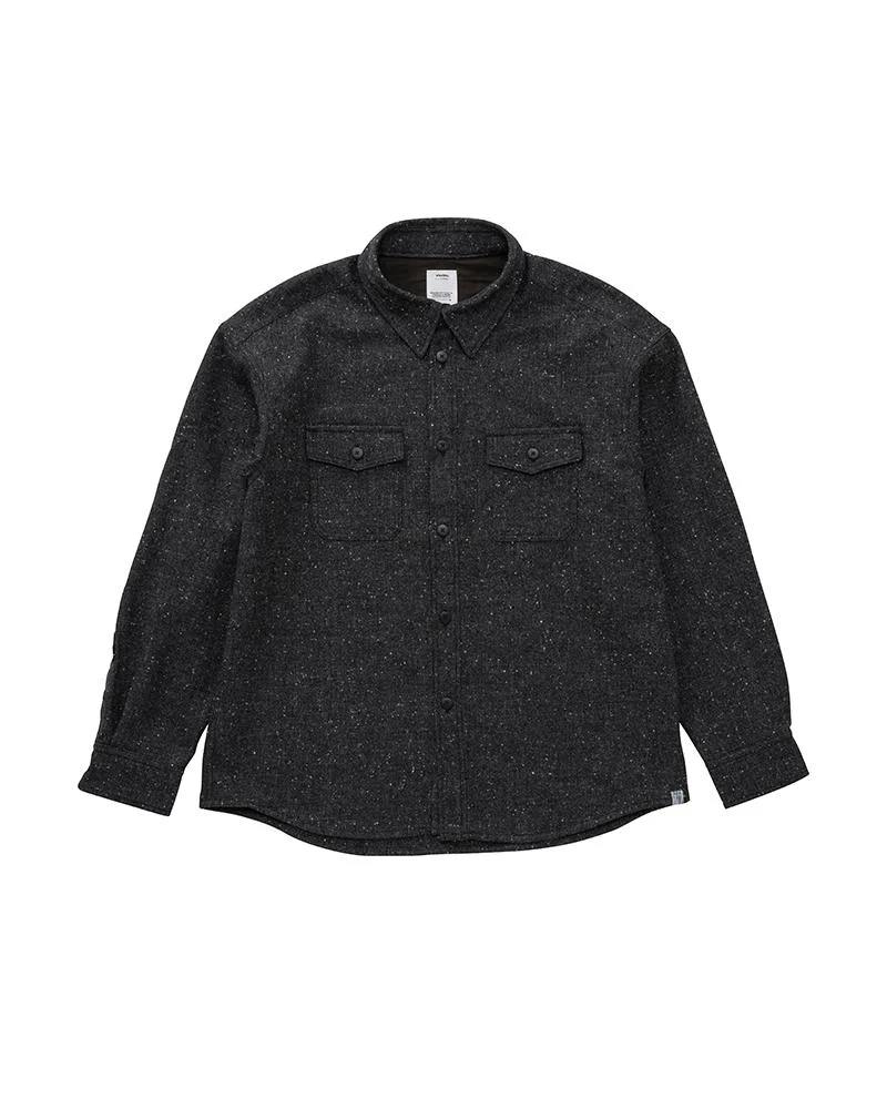 LUMBER TWEED L/S BLACK - 1