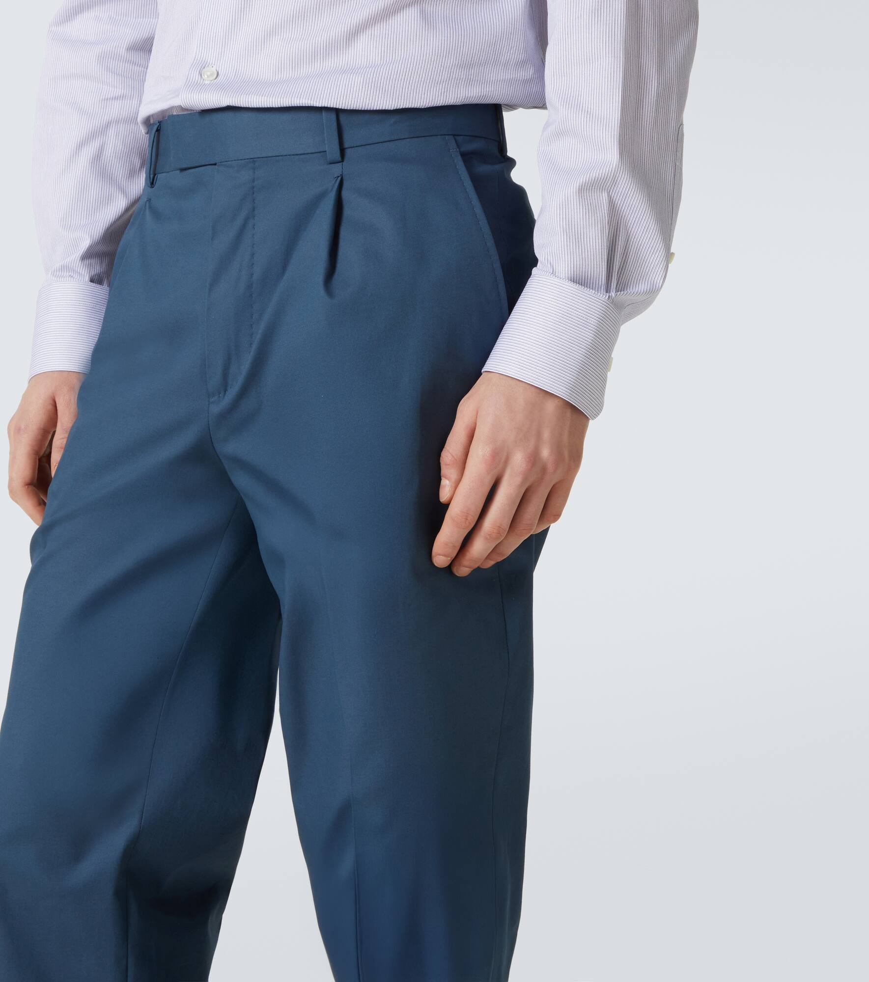 Cotton straight pants - 5
