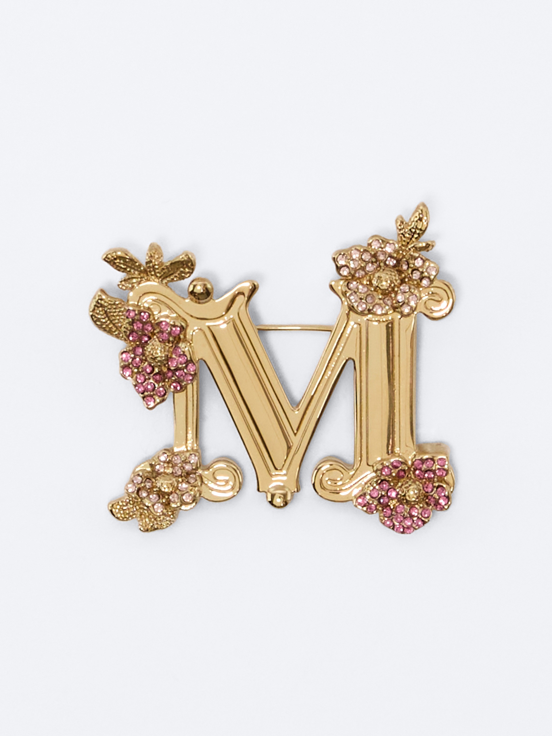 CNYPIN Metal and rhinestone brooch set - 1