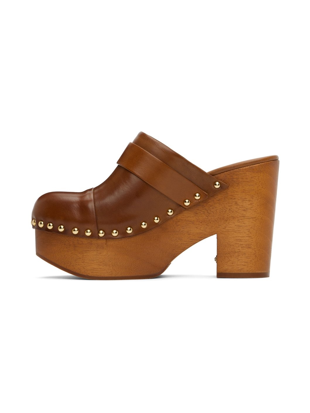Brown Jeannette Wedge Clogs - 3