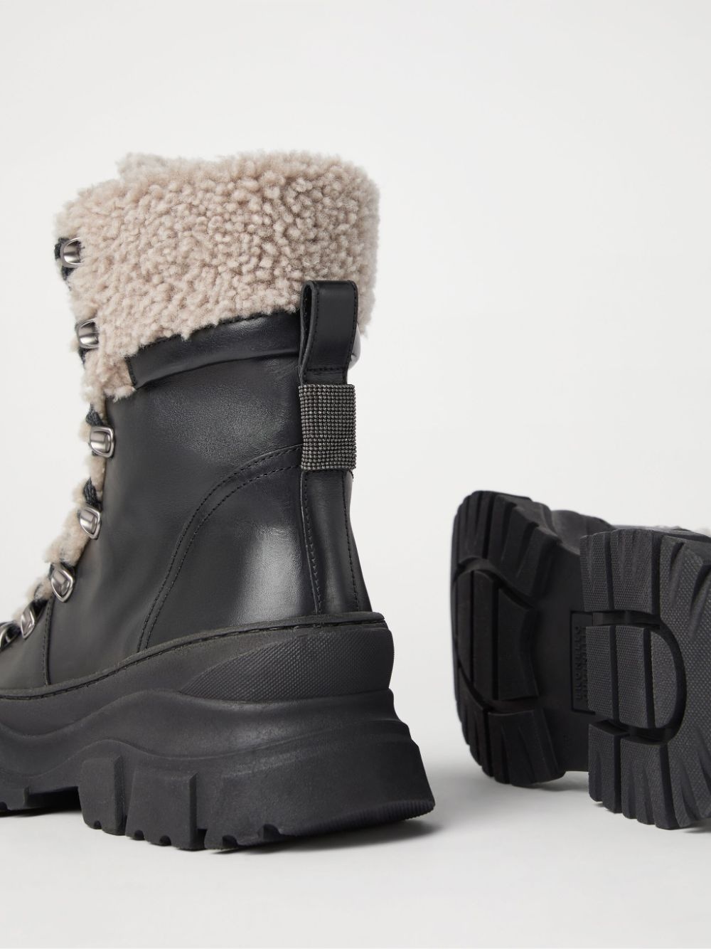 panelled ankle boots - 5