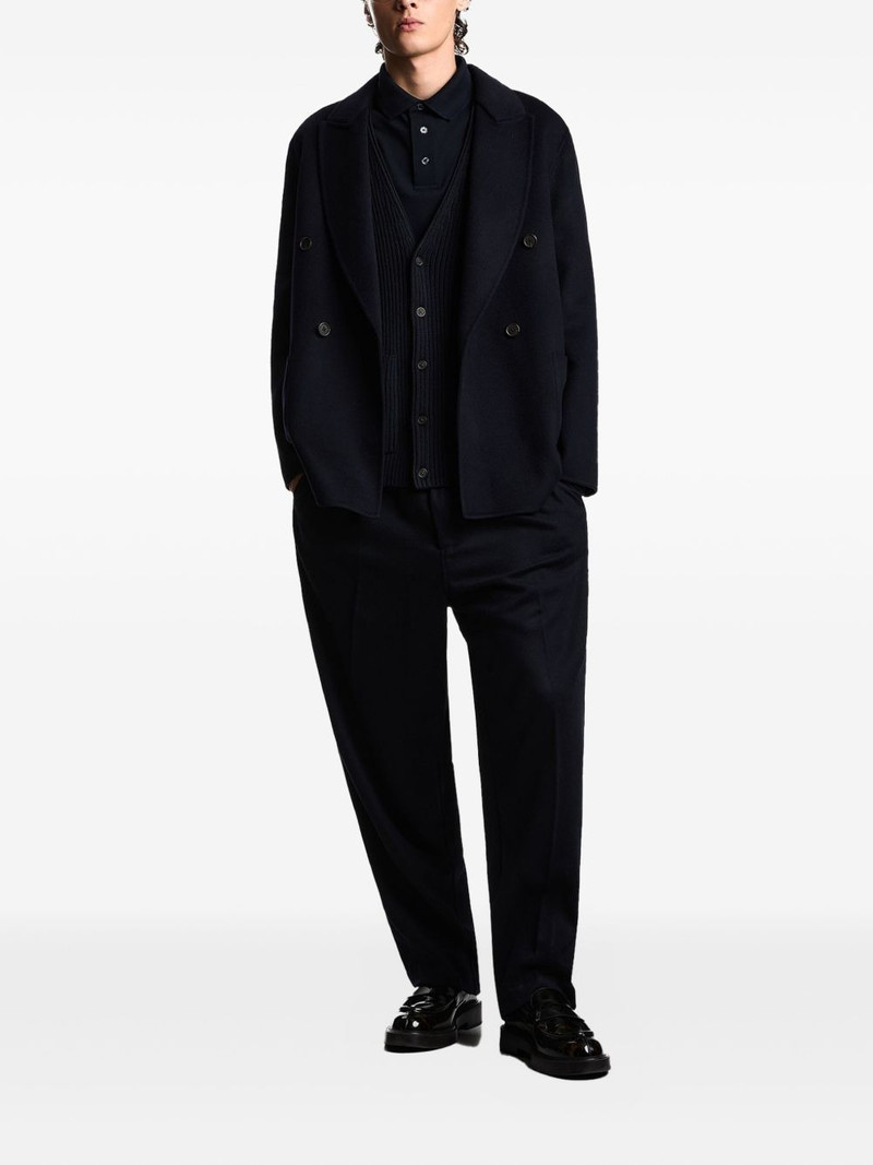 EMPORIO ARMANI double-breasted shawl jacket outlook