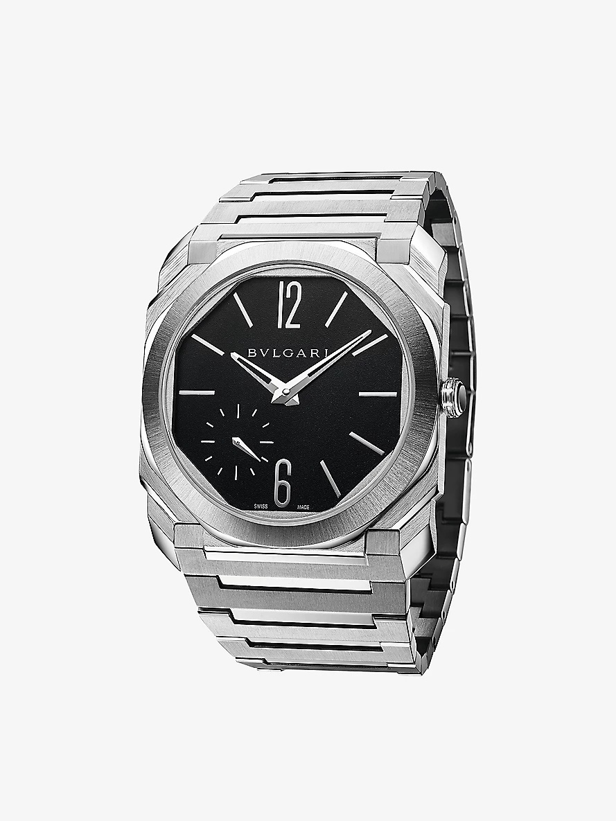 BGO40BPSSXTAUTO Octo Finissimo stainless-steel automatic watch - 3
