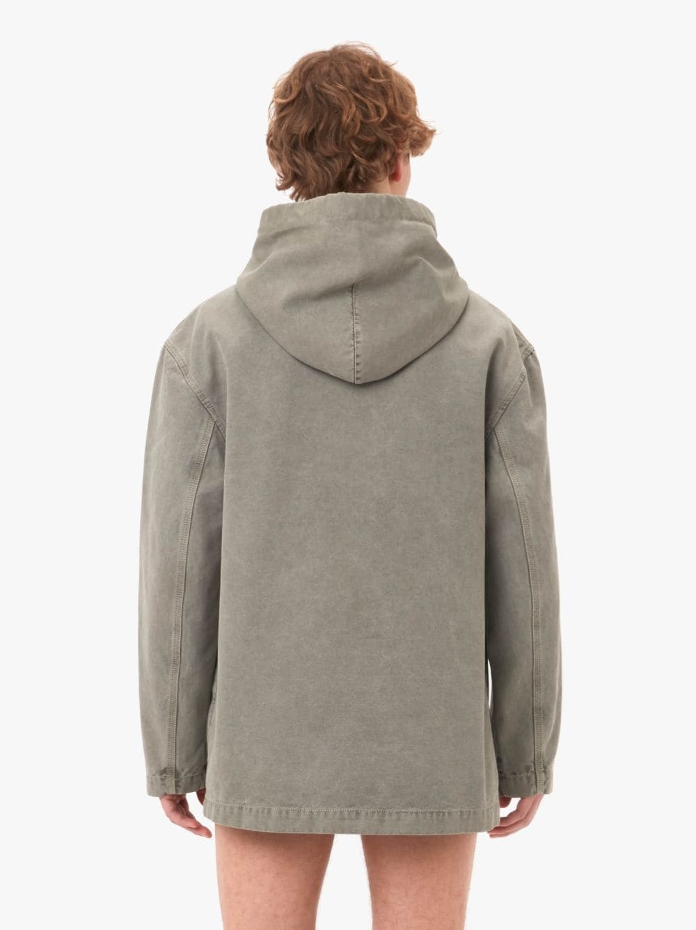 FRONT POCKET ANORAK STYLE HOODIE - 3