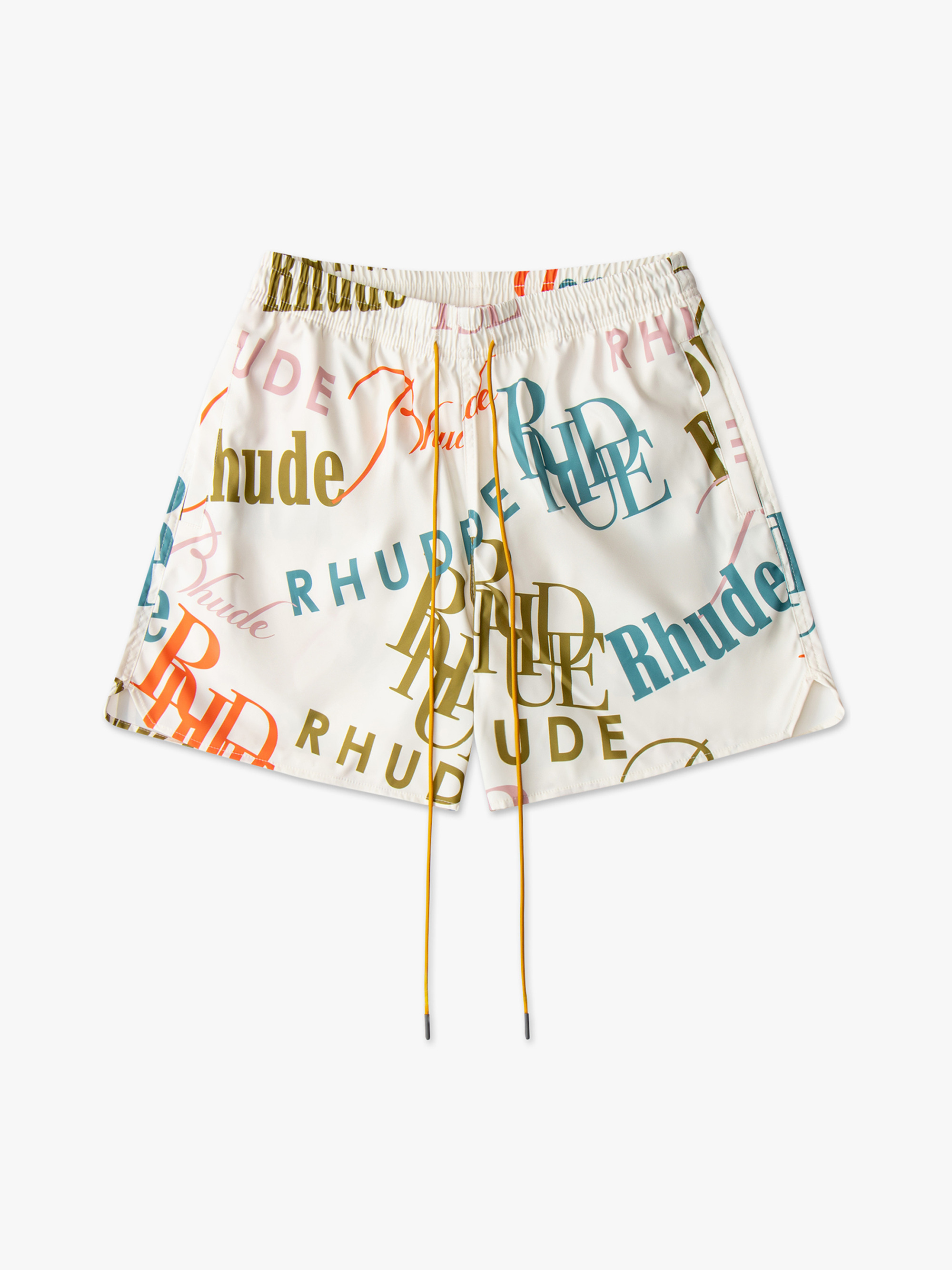 MASH-UP LOGO SWIM TRUNKS - 1