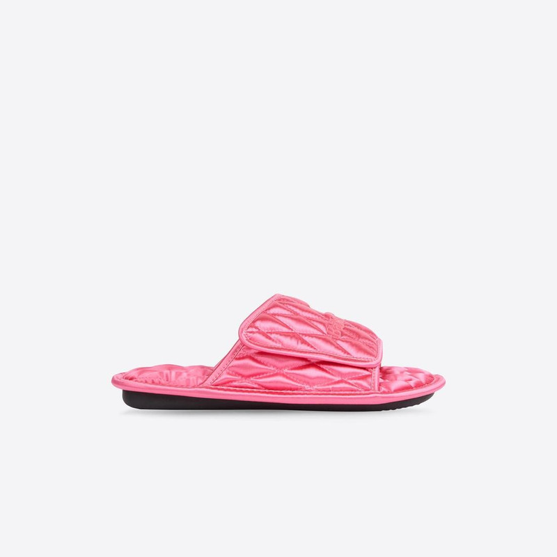 Women's Home Slide Sandal in Fluo Pink 1
