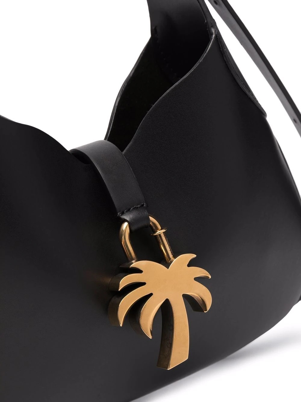 plaque-detail shoulder bag - 5