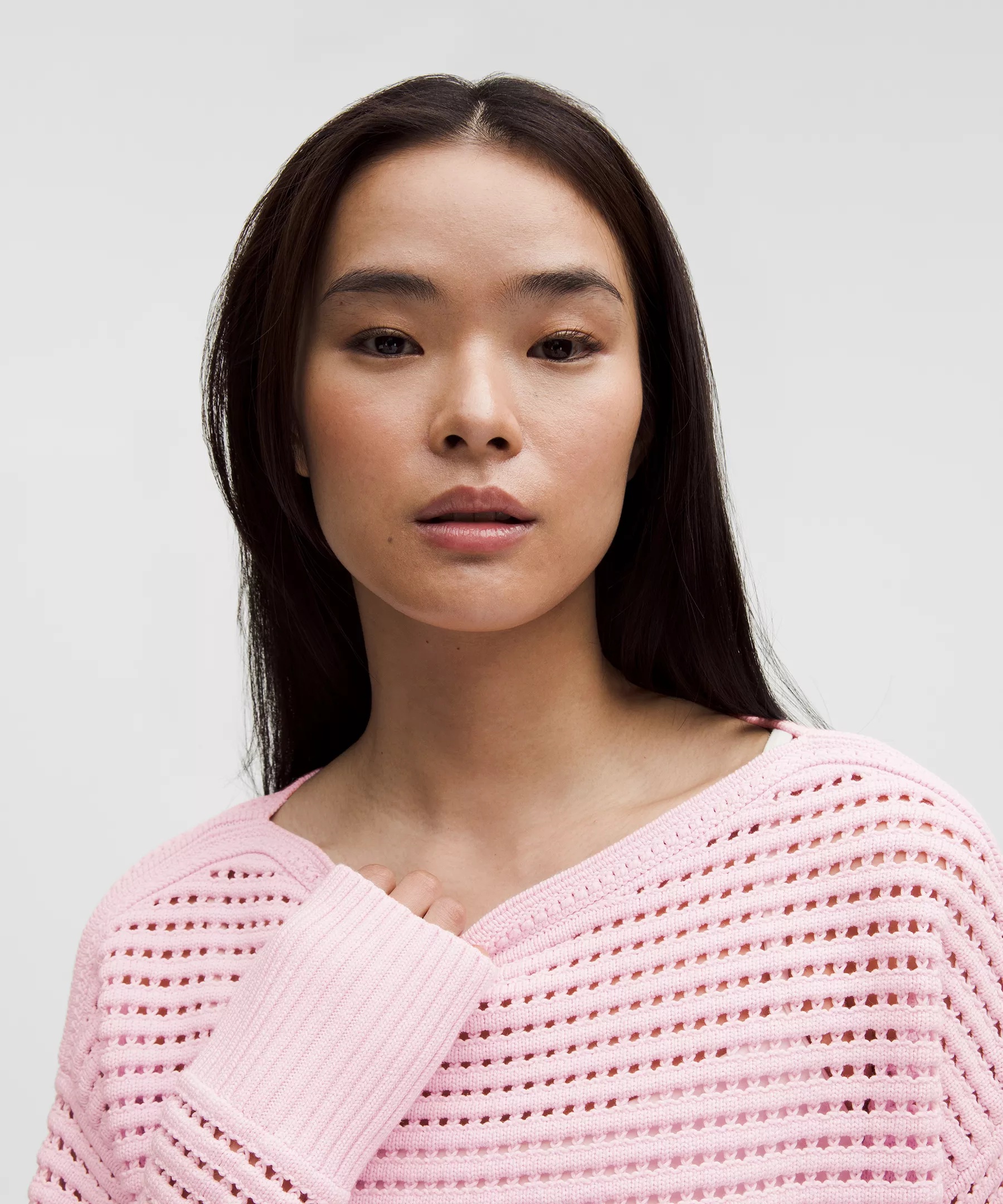 Cotton Crochet Pullover - 4