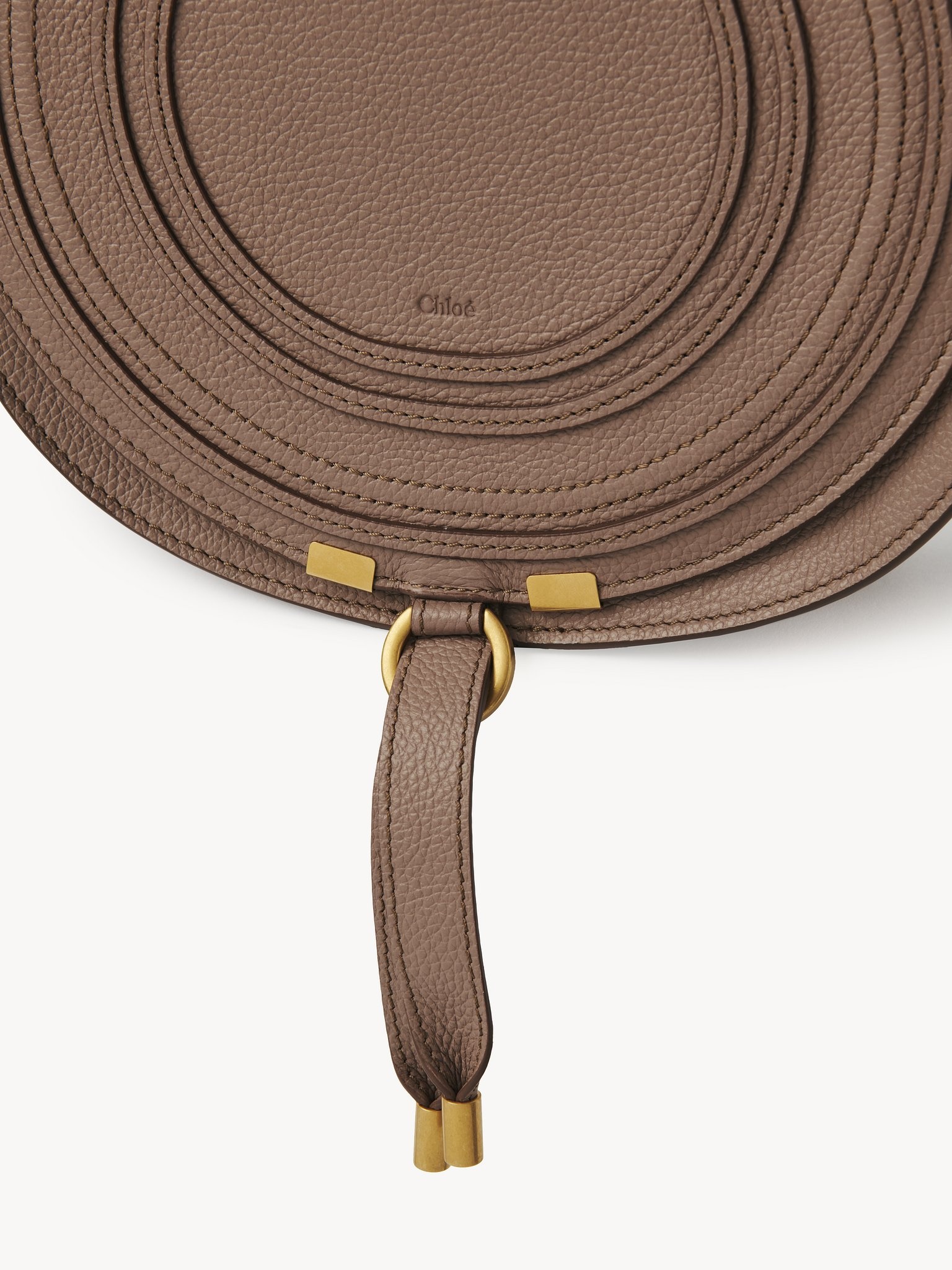 MARCIE SADDLE BAG IN GRAINED LEATHER - 7