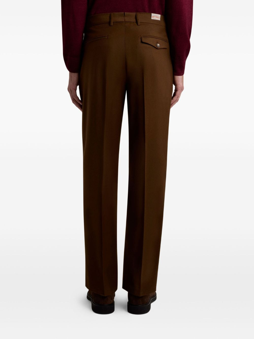 welt-pockets tailored trousers - 4