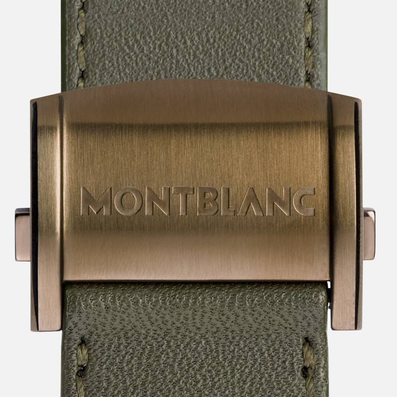 Montblanc Khaki Leather Strap outlook