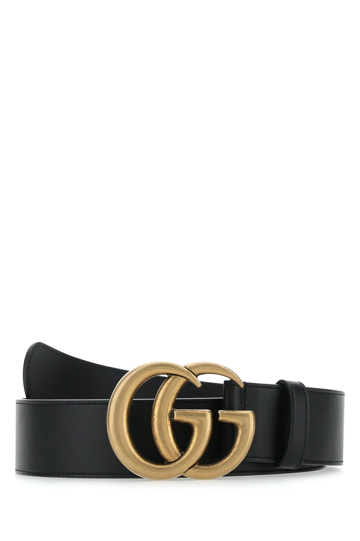 Gucci Women Black Leather Belt - 1