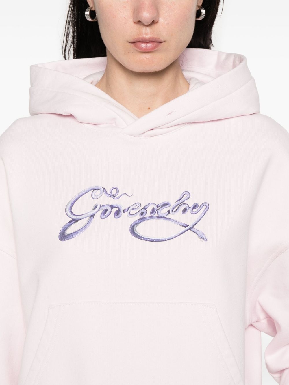 logo-print hoodie - 5
