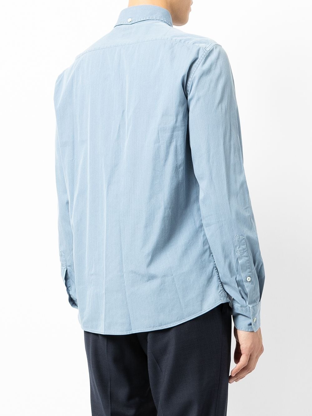 cotton button-down shirt - 4