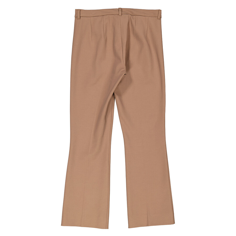 Max Mara Ladies Camel Umanita Cropped Trousers - 2