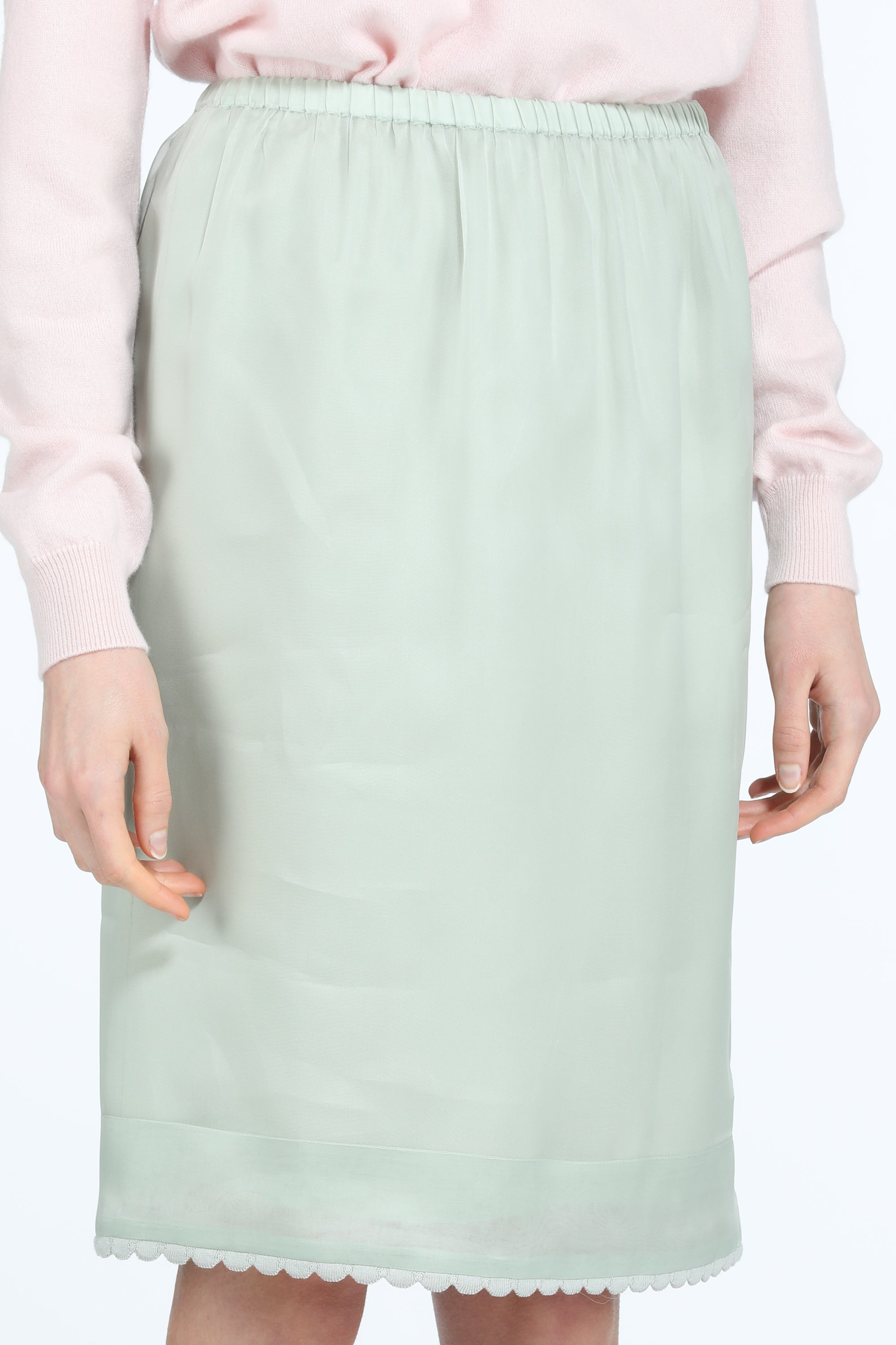 KNEE-LENGTH SKIRT - 5