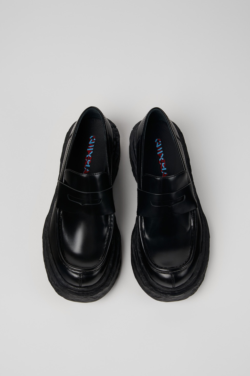 Black Leather Loafers - 4