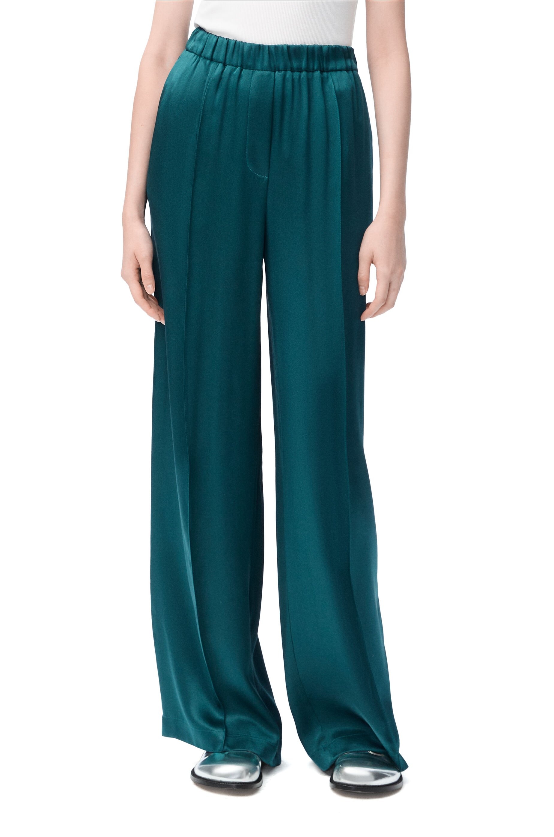 Pyjama trousers in silk - 3