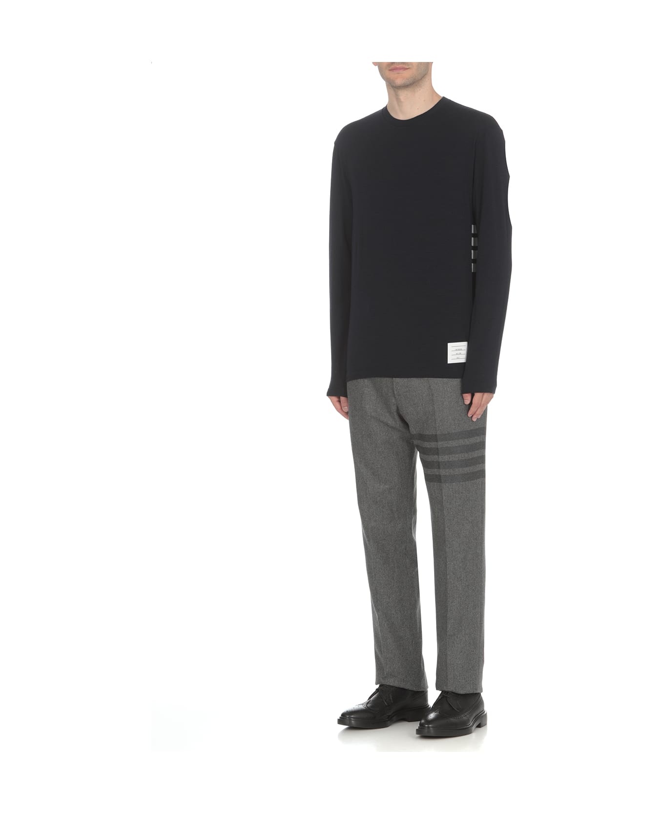 Long Sleeve Wool T-shirt - 3