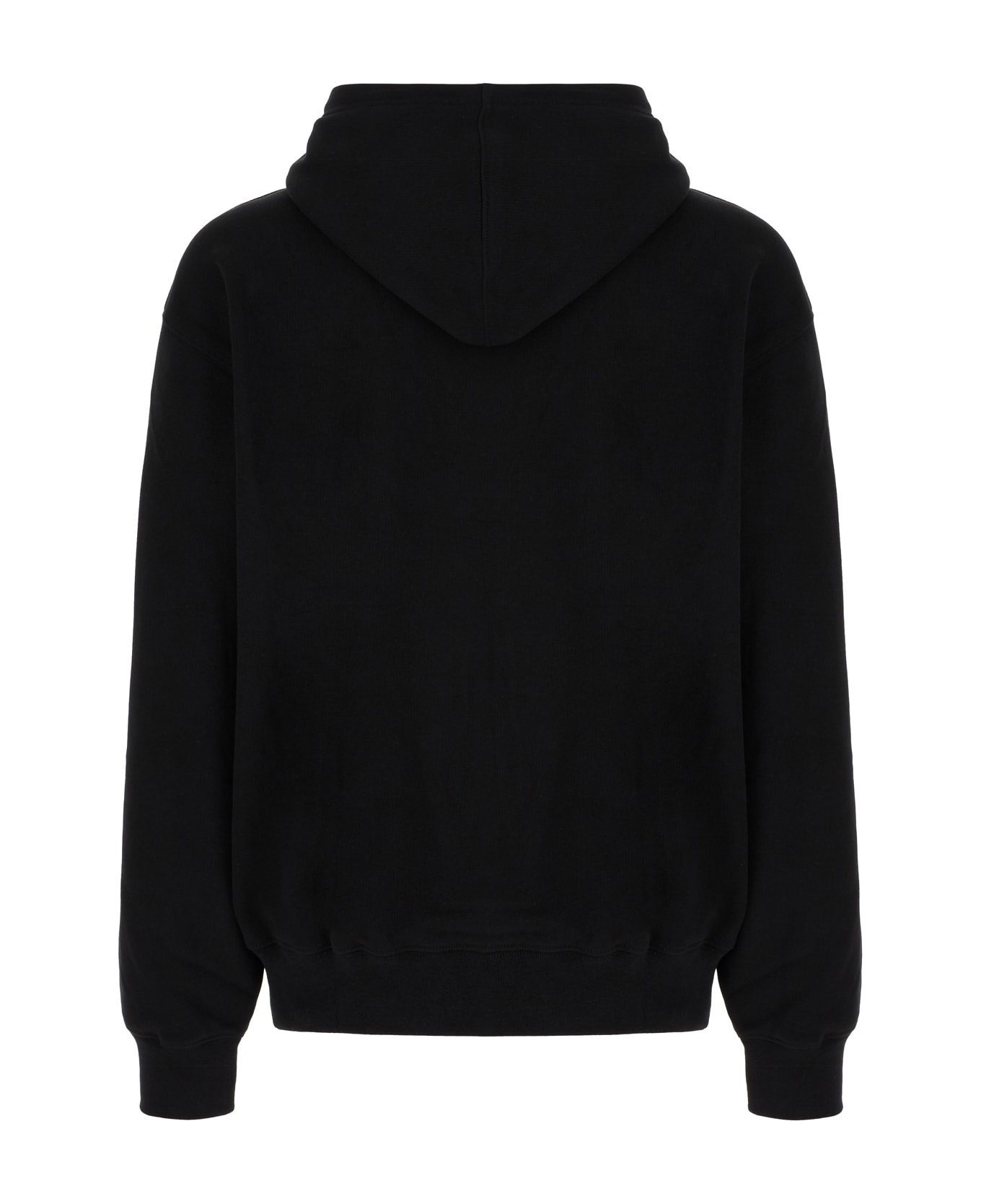 Black Cotton Sweatshirt - 2