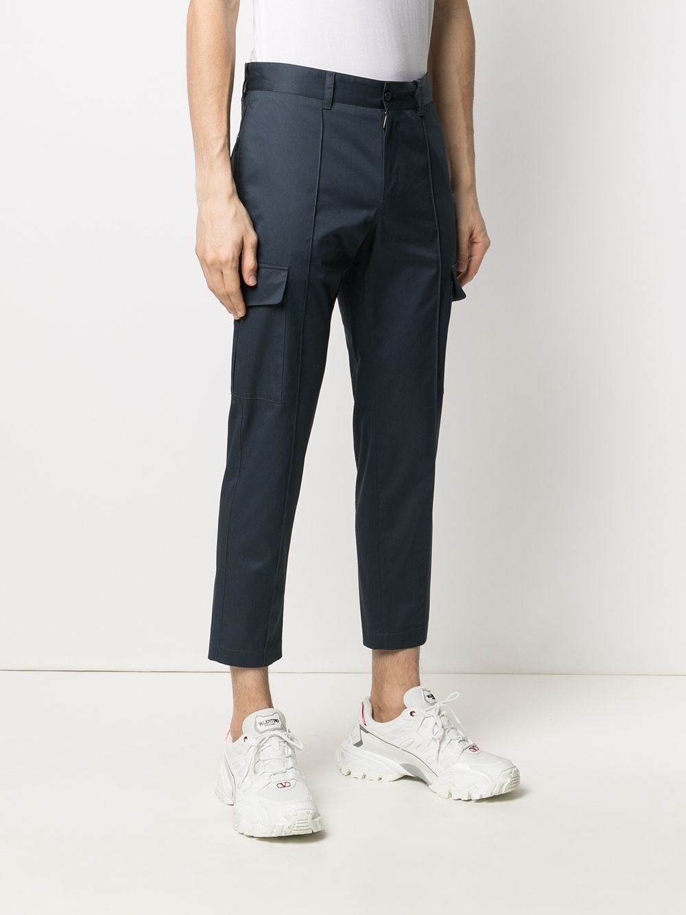 cropped cargo trousers - 3