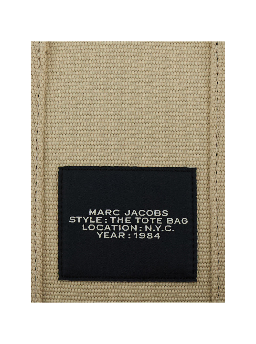 Marc Jacobs Women Beige Handbag With Jacquard Logo In Cotton Blend Canvas Woman - 5