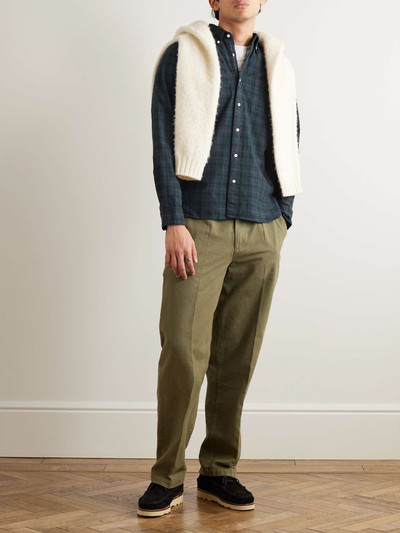 BEAMS PLUS Button-Down Collar Checked Cotton Shirt outlook