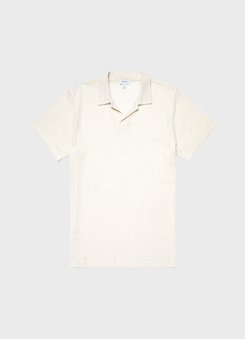Linear Mesh Polo Shirt 1