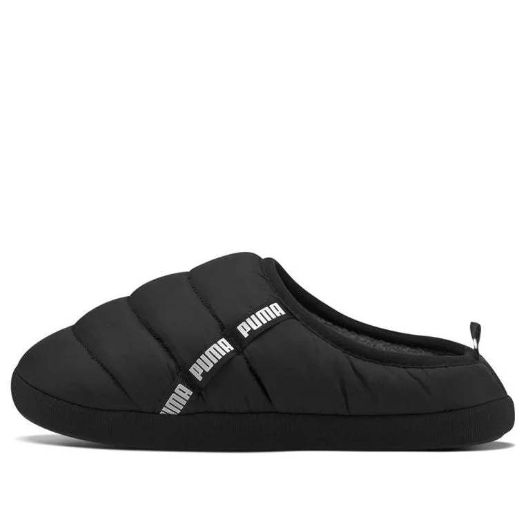 PUMA Scuff Slippers 'Black White' 384945-01 - 1